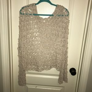 free people tan sweater